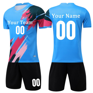 Uniformes de Fútbol Personalizados 2025, Servicio OEM al por Mayor, Ropa Deportiva para Adultos, Uniforme de Fútbol Transpirable de Manga Corta con Diseño Personalizado - Product Image 4