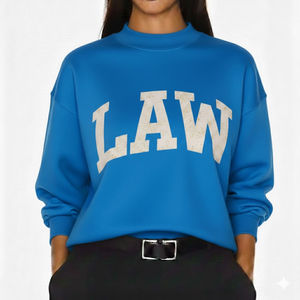 Women's Oversized Embroidery Mock Neck Winter Sweatshirt Pullover Vintage <b>Drop</b> Shoulder Long Sleeved Mock Neck Cotton Front - Product Image 1