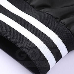 Veste bomber pour homme en toile de haute qualité, nouvelle arrivée automne, col montant, logo sur le devant, vente en gros - Product Image 6