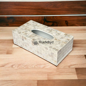Caja de Pañuelos Decorativa Premium con Diseño Floral Grabado, Múltiples Formas para Hogares Modernos - Product Image 3