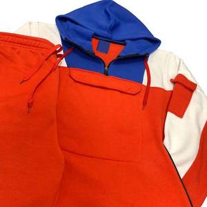 Chándal de chándal para hombre, ropa deportiva de entrenamiento de gran tamaño, pantalones con capucha de algodón, conjunto de dos piezas, chándal de invierno para hombre - Product Image 4