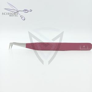 Pince à épiler moderne en acier inoxydable de qualité supérieure à pointe droite et incurvée - Product Image 3