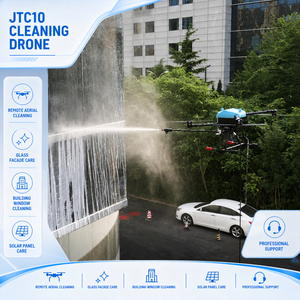 Drone de nettoyage JTC10, nettoyeur de façade de fenêtre aérien à distance, pulvérisateur d'eau haute pression électrique pour l'entretien des bâtiments - Product Image 1
