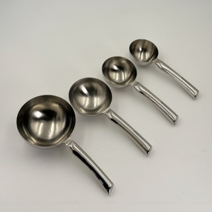 Stainless Steel Mirror Polish <b>Measuring</b> Spoon and <b>Cup</b> <b>Set</b> Custom <b>Measuring</b> <b>Cups</b> Kitchen Metal <b>Measuring</b> <b>Cups</b> - Product Image 2