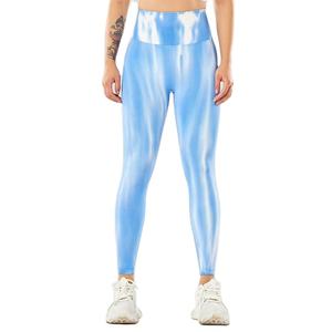 Pantalon d'entraînement sans couture de qualité supérieure pour femmes Leggings de fitness respirants avec impression tie dye inspiré du yoga - Product Image 3