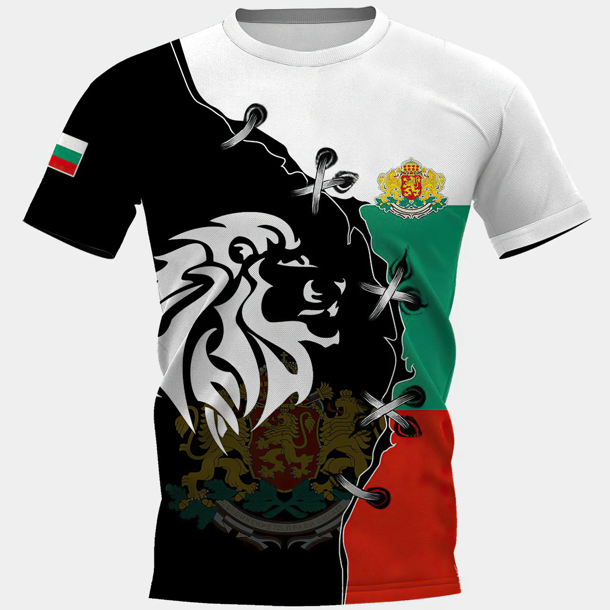 Mexican Flag T Shirt Harajuku Casual Short Sleeve 3D Fashion Printed T Shirt Oversized Graphic Tees Streetwear Funny Tops