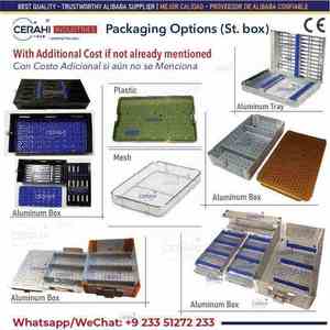 Ensemble d'instruments de chirurgie de blépharoplastie manuelle en acier inoxydable de classe I certifié CE Garantie de 3 ans-Sécurité MOL Plastique Métal - Product Image 6