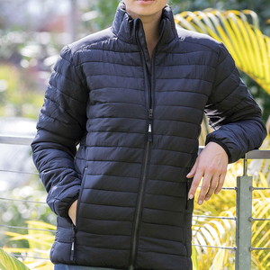 Venta al por mayor de moda Puffer Chaqueta Diseñador Hombres Abrigos Custom Down Bubble Men's Down Puffer Jacket con el logotipo - Product Image 2