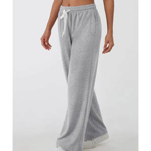 Gym Wear <b>Baggy</b> Sweatpants <b>Women</b> Breathable Latest Style <b>Joggers</b> Solid Color Outdoor Wear <b>Baggy</b> Sweatpants <b>Women</b> - Product Image 2