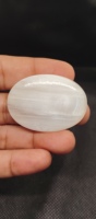 Sélénite blanche naturelle marocaine, cabochon, pierre de guérison métaphysique de l'âge nouveau, cristal de guérison, pierre précieuse, Inde, en vrac, haute qualité