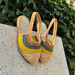 Sandalias y Zapatillas de Rafia Hechas a Mano en Marruecos, Económicas y Ecológicas, Calzado Tejido para Hombre y Mujer, Venta al Por Mayor Directa de Fábrica - Product Image 3