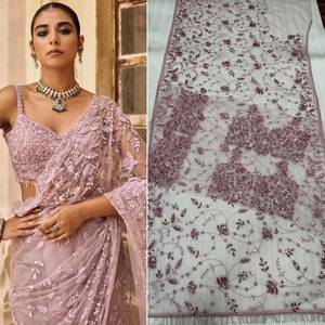 ชุดตาข่ายผ้าโมโนคุณภาพสูง5มม. ชุดงานปักเลื่อมและชุดเสื้อเบลาส์สำหรับคนรวย - Product Image 5