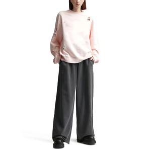 Sudadera de Algodón de Alta Calidad para Mujer, con Estampado en la Parte Delantera, Lavado Ácido, Estilo Nuevo, Informal, Gruesa, 300g, Transpirable, Personalizable - Product Image 3