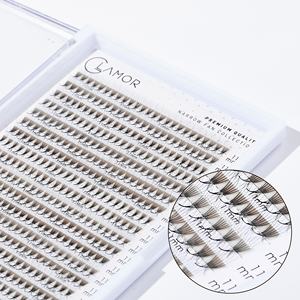 XLTRAY Glamoreyelash Ventilador prefabricado hecho a mano 6D 007 Lash Cluster E Precio de fábrica Diy Lashes Kit segmentado Pestañas individuales High - Product Image 1