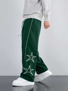 Pantalon de survêtement ample pour homme, nouvelle conception, qualité supérieure, coupe décontractée, jambe large, style streetwear - Product Image 2