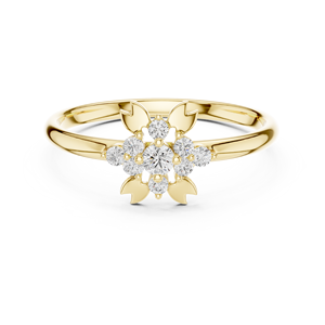 Modara jewels 10K Handmade Fashion <b>Ring</b> for Women Gold Plated Design - Product Image 6