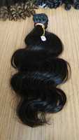 Cheveux vierges indiens Remy 100 % naturels non traités, de haute qualité, lisses, ondulés, ondulés effet eau, écologiques, doux et légers