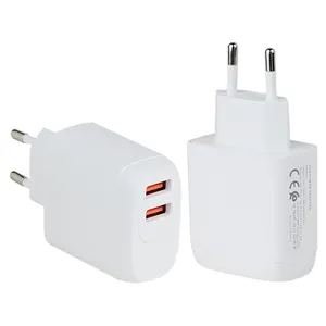 Yeni trend PD 18W QC3.0 ab tak çift USB şarj hızlı şarj seyahat duvar adaptörü tip A hızlı şarj