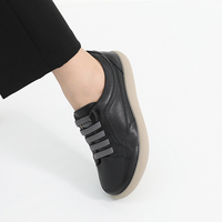 [JSHOE] tendance portable miellat élastique baskets en action en cuir chaussures décontractées femmes mode article de mode quotidien