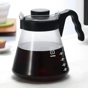 Carafe à café de 1000 ml, capacité pratique, en verre noir, écologique, style américain, fabriquée au Japon, résistante à la chaleur - Product Image 5