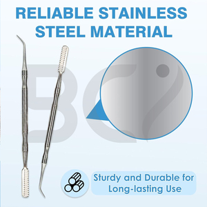 Outils de rehaussement des cils en acier inoxydable, 2 pièces, prix raisonnable, produit populaire, antidérapants, faciles à utiliser - Product Image 5