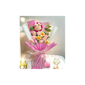 2024 nueva venta al por mayor hermosa mezcla de colores flores de ganchillo utilizadas para decoración o regalo para exportación - Product Image 5