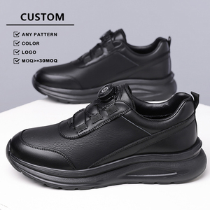 Sneakers da Uomo per Palestra, Nero Puro, Scarpe Sportive alla Moda, Leggere e Traspiranti, <span class=keywords><strong>Senza</strong></span> <span class=keywords><strong>Lacci</strong></span>, per Camminata e Tennis - Product Image 2