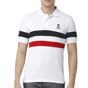Polo homme de qualité supérieure, en coton respirant, décontracté, avec logo personnalisé, polo d'été en vente - Product Image 1