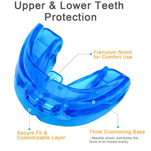 Protège-dents de boxe léger et confortable pour l'entraînement en salle de sport avec un contrôle des chocs amélioré et une finition lisse - Product Image 3