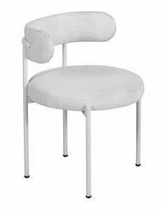 Chaises d'intérieur élégantes de couleur blanche pour restaurants et hôtels, design haut de gamme - Product Image 1