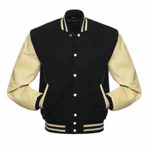 Nueva chaqueta universitaria de béisbol de camuflaje con revestimiento personalizado, chaqueta de béisbol universitaria de lana bordada/Material de poliéster a prueba de viento para hombres - Product Image 1