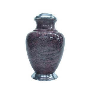 โกศใส่ศพดอกไม้สีน้ำเงินสำหรับตกแต่งโต๊ะอนุสรณ์โกศใส่ขี้เถ้าของผู้ใหญ่ - Product Image 4