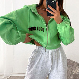 Sudadera con capucha de algodón 100% para mujer de invierno de calidad superior Sudadera de manga larga de tacto suave con diseño de estampado de ajuste clásico - Product Image 1