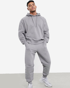 Conjunto de 2 uds de chándal, venta al por mayor, pantalones Unisex de talla grande, pantalones de algodón de lana para correr, chándal cálido de invierno exterior - Product Image 3