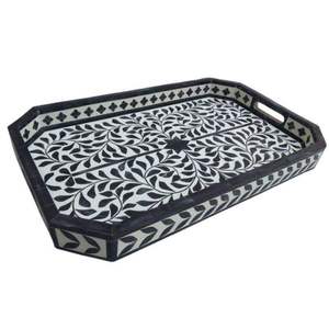 Bandeja de Servir de Nácar Hecha a Mano, Bandeja de Servir de Nácar para Hostelería, Bandeja de Servir de Nácar al por Mayor para Hoteles, Hogares y Restaurantes - Product Image 1