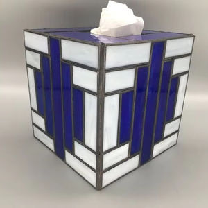 กล่องกระดาษทิชชูไม้พิมพ์ลายแบบดั้งเดิมพร้อมลวดลายชาติพันธุ์ กล่องกระดาษทิชชูไม้พิมพ์ลายทำมือพร้อมงานตกแต่งด้วยมือ - Product Image 5