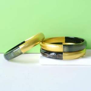 TITLES HORN fait à la main de luxe en gros naturel buffle boeuf corne de vache bracelet bijoux de mode pour hommes et femmes - Product Image 5