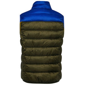 Gilet de haute qualité couleur bloc sans manches coupe ajustée équestre gilet bouffant hommes gilets en duvet gonflé avec logo personnalisé hiver OEM - Product Image 4