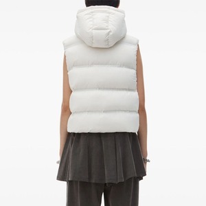 Chaleco Acolchado de Lona Estampada para Mujer, Chaqueta Ligera sin Mangas, Impermeable, Reversible, Cálida, de Moda, para Invierno - Product Image 2