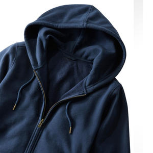 Sudadera con capucha y cremallera personalizada para mujer, material transpirable OEM, ajuste cómodo con impresión de logotipo y marca de etiqueta privada - Product Image 4