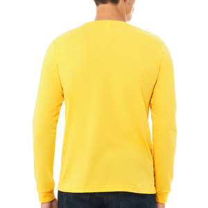 Bella toile douce hommes à manches longues t-shirt Jersey col rond manches longues t-shirts - Product Image 3