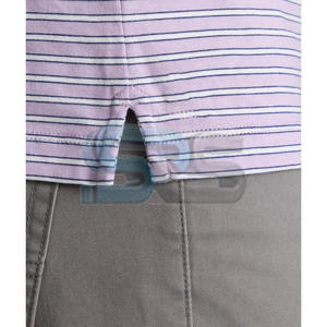 Polos de estilo callejero de alta calidad para hombre, tela de algodón que absorbe la humedad, logotipo personalizado, ropa informal de moda - Product Image 2