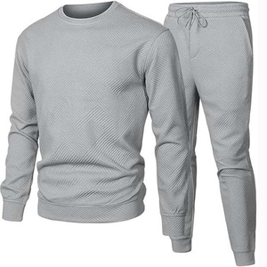 Survêtements unisexes OEM d'hiver grande taille effet délavé à capuche, ensembles 2 pièces avec logo personnalisé imprimé, 100 % coton, pour le fitness - Product Image 4