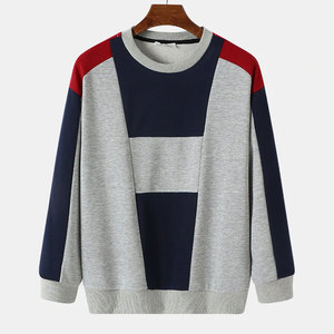 Sweat-shirt d'hiver pour homme personnalisable, service OEM, 100 % coton molletonné respirant, doublure intégrée, col rond, coupe classique, décontracté, couleur unie, haute qualité - Product Image 1