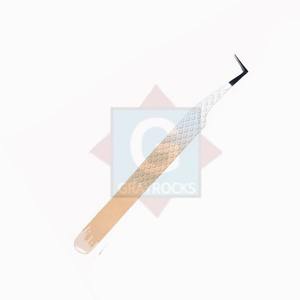 Pinzas para extensiones de pestañas con etiqueta privada, herramienta de belleza con logotipo personalizado, pinzas para pestañas - Product Image 3