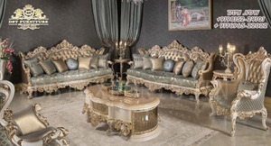 ชุดโซฟาห้องนั่งเล่นดีไซน์คลาสสิกสำหรับตกแต่งบ้านชุดโซฟาห้องนั่งเล่นสไตล์ยุโรปซื้อชุดโซฟาคุณภาพสูง7ที่นั่ง - Product Image 6