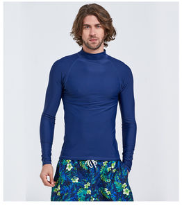 Vente en gros vierge Oem Surf imprimé Compression chemise à manches longues Mma Logo Uv Rash Guards personnalisé imprimé personnalisé Rash Guard pour hommes - Product Image 3