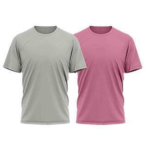 Chemise anti-boulochage vierge la plus vendue T-shirt durable à col rond à manches courtes pour hommes T-shirt en coton biologique personnalisé - Product Image 5