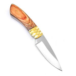 Cuchillo OEM Nordic Forge NF76, Fabricación Artesanal Industrial, Acero 12c27, Hoja Fija con Punta de Caída, Mango de Madera de 6 Pulgadas, Funda Vertical de Cuero - Product Image 3