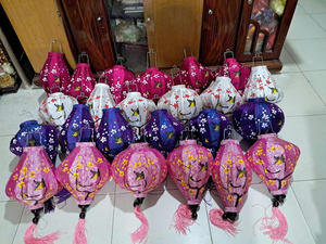 Linterna de seda para festivales y celebraciones, linternas vibrantes hechas a mano que iluminan ocasiones especiales a granel para distribuidores - Product Image 2